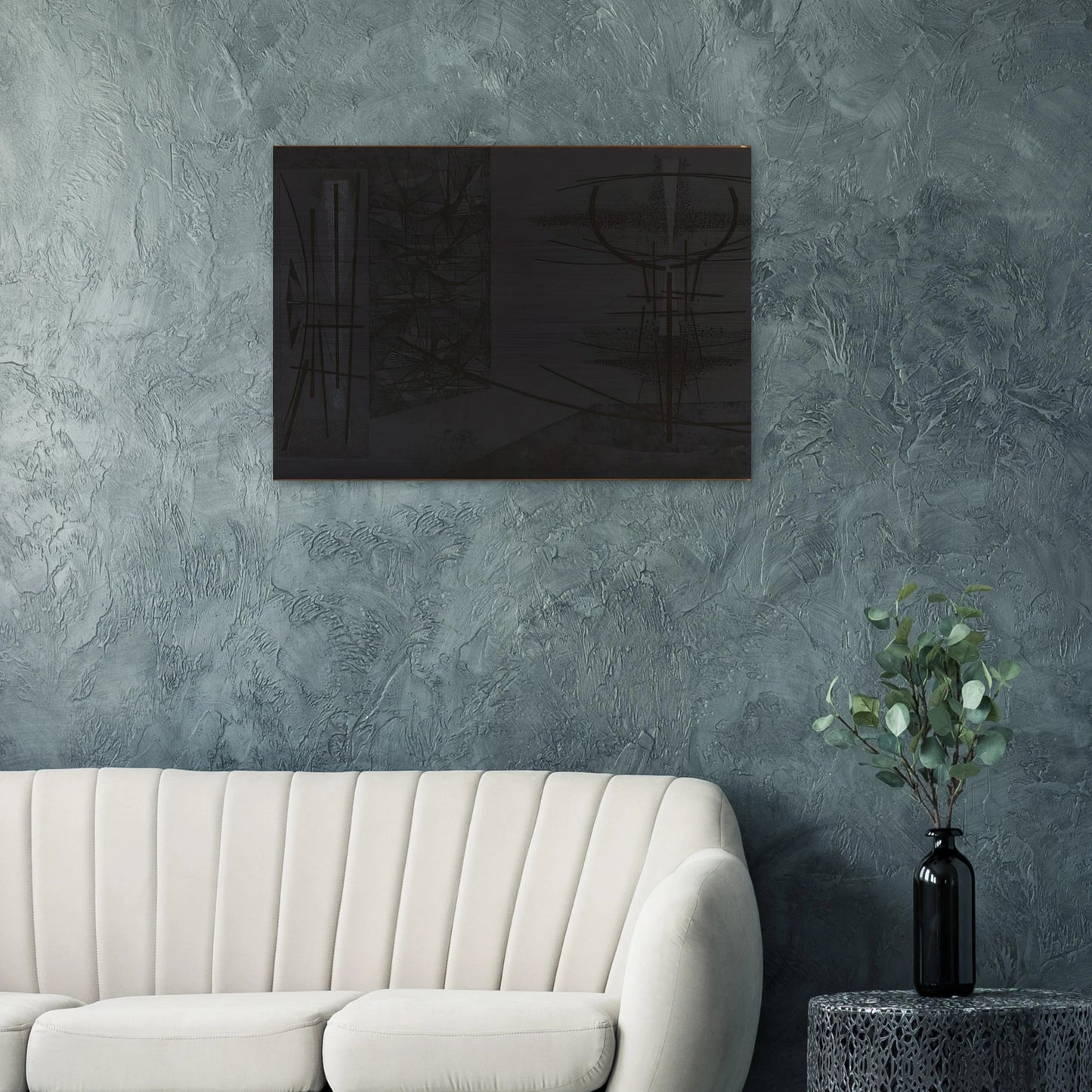 Stillness - 1956 - Jimmy Ernst Brushed Aluminum Print - 70x100 cm / 28x40 inches | Jimmy Ernst Aluminum Print | Jimmy Ernst Prints