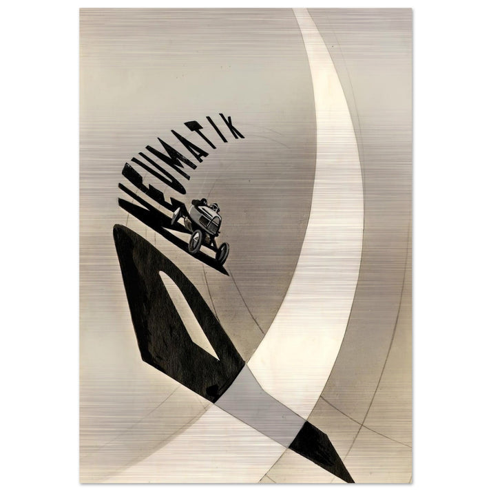 Pneumatik - Laszlo Moholy-Nagy Brushed Aluminum Print - 70x100 cm / 28x40 inches | Laszlo Moholy-Nagy Aluminum Print | Laszlo Moholy-Nagy Prints