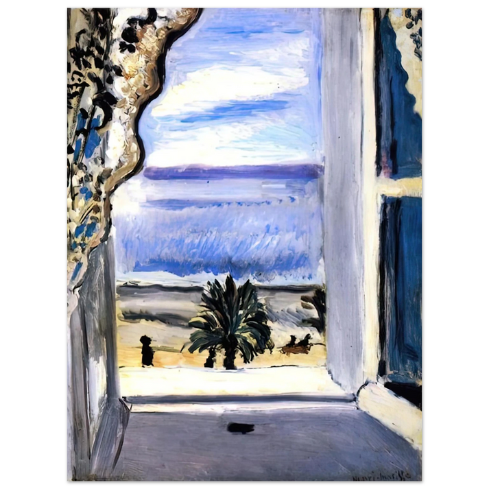 Henri Matisse - THE OPEN WINDOW 1918 75x100 cm / 30x40inches Fine Art Poster