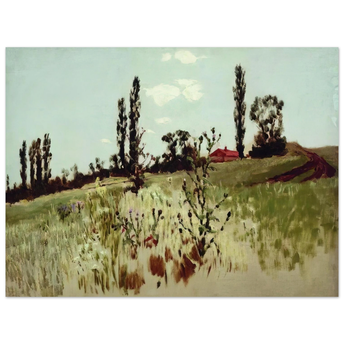 Arkhyp Kuindzhi - Poplar trees Fine Art Poster - Default Title