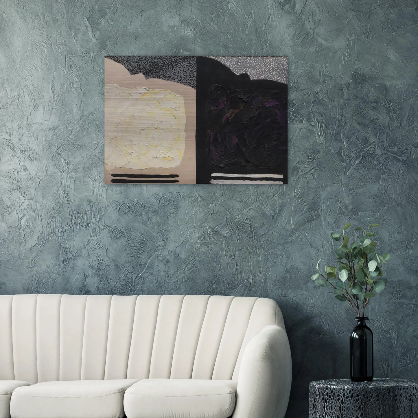 Untitled The Void No. II - 1952 - Forrest Bess Brushed Aluminum Print - 70x100 cm / 28x40 inches | Forrest Bess Aluminum Print | Forrest Bess Prints