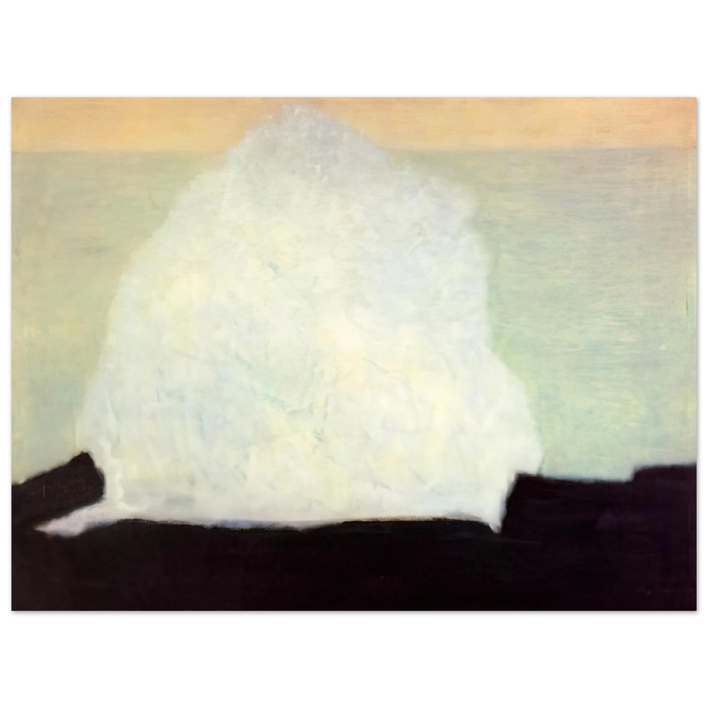 Milton Avery - White Wave - 1954 Fine Art Poster - Default Title