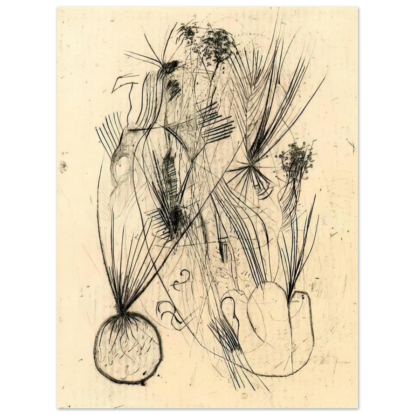 Wols - Planta tuberosa - Surrealism Fine Art Poster - Default Title