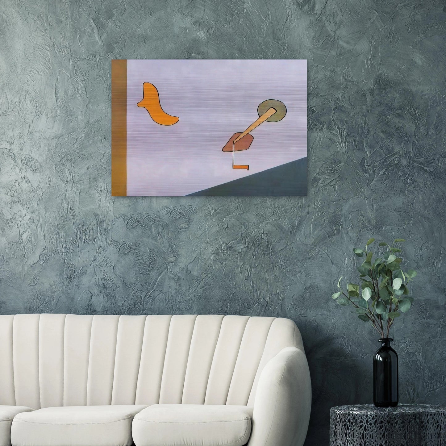 Composition I - 1949 - Gene Davis Brushed Aluminum Print - 70x100 cm / 28x40 inches | Gene Davis Aluminum Print | Gene Davis Prints