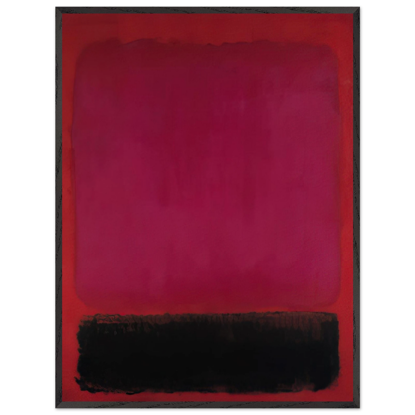 Helen Frankenthaler - Untitled - 1967 Wall art - 45x60 cm / 18x24 inches - Premium Wooden Framed Poster With Fine Art Paper - Wood frame