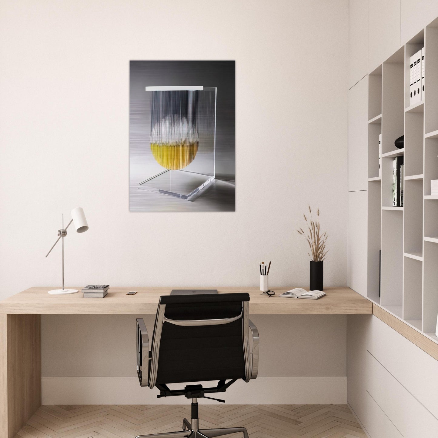 ESFERA THEOSPACIO 1989 - Jesus Rafael Soto Brushed Aluminum Print - 70x100 cm / 28x40 inches | Jesus Rafael Soto Aluminum Print | Jesus Rafael Soto Prints