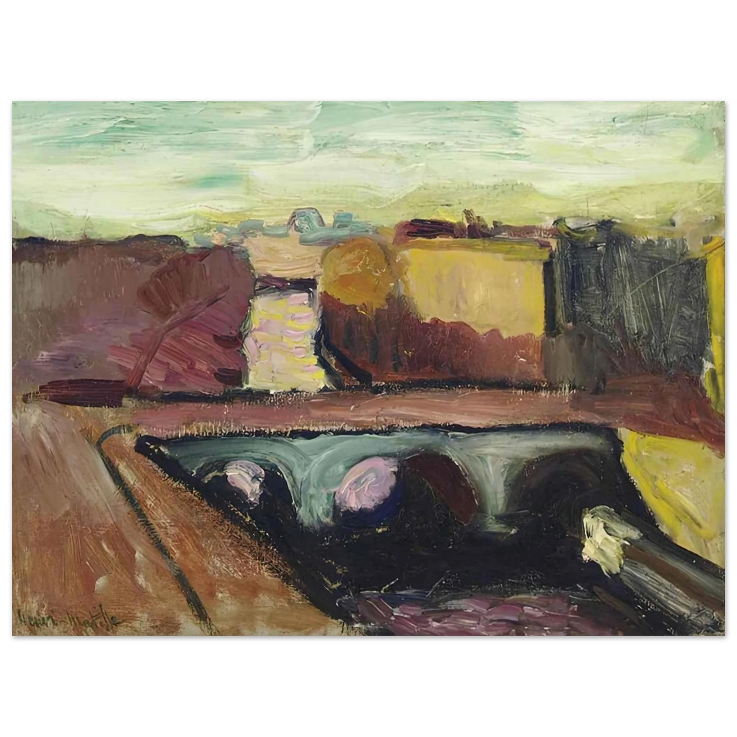 Henri Matisse - VUE DE LA SEINE LE PONT SAINT MICHEL 1904 Fine Art Poster - Default Title