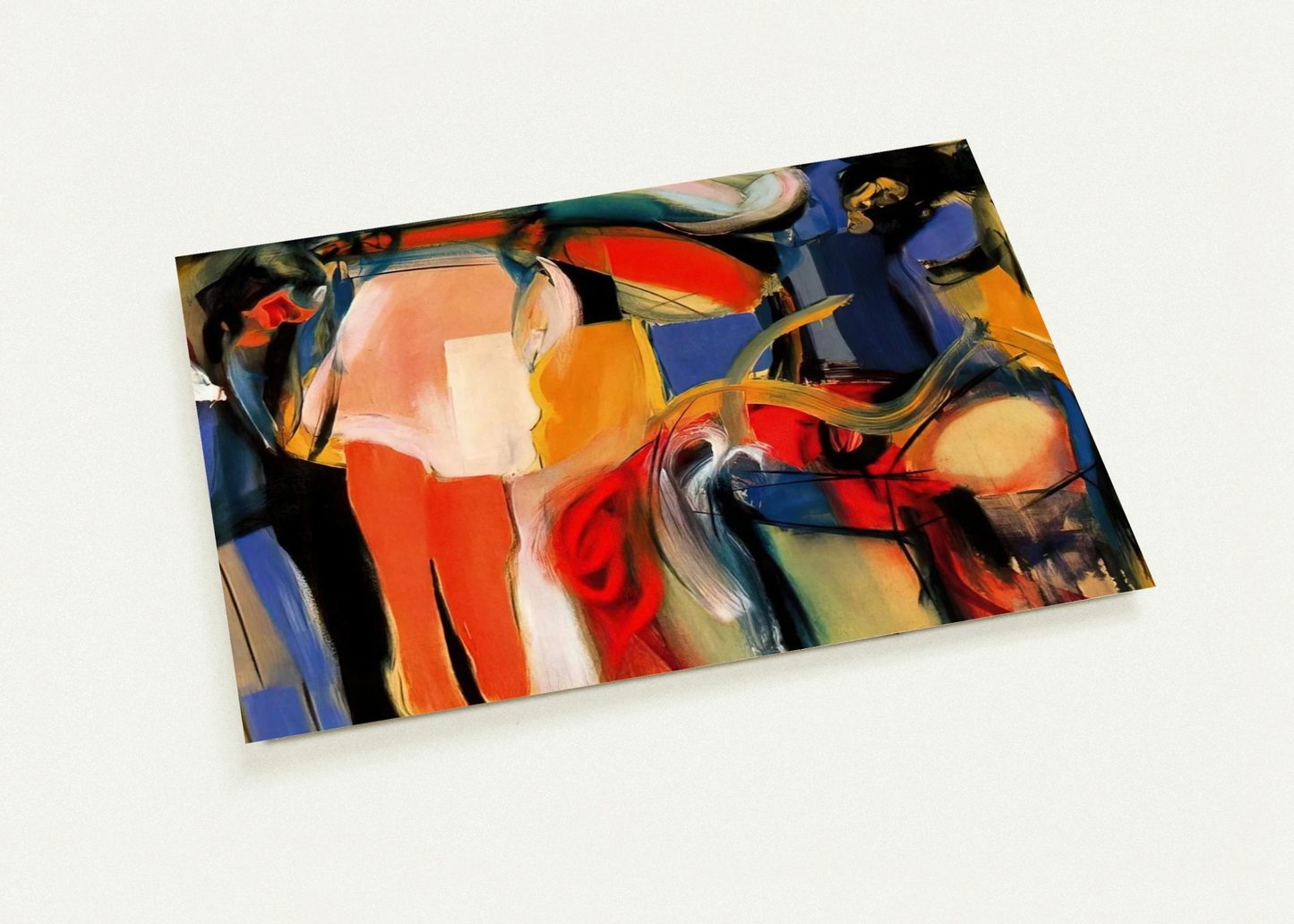 Autobiography - Abstract Expressionism By Miriam Schapiro Pack of 10 Post Cards | Miriam Schapiro Post Cards | A6 (10.5 x 14.8 cm) - 4.1 x 5.8 inches
