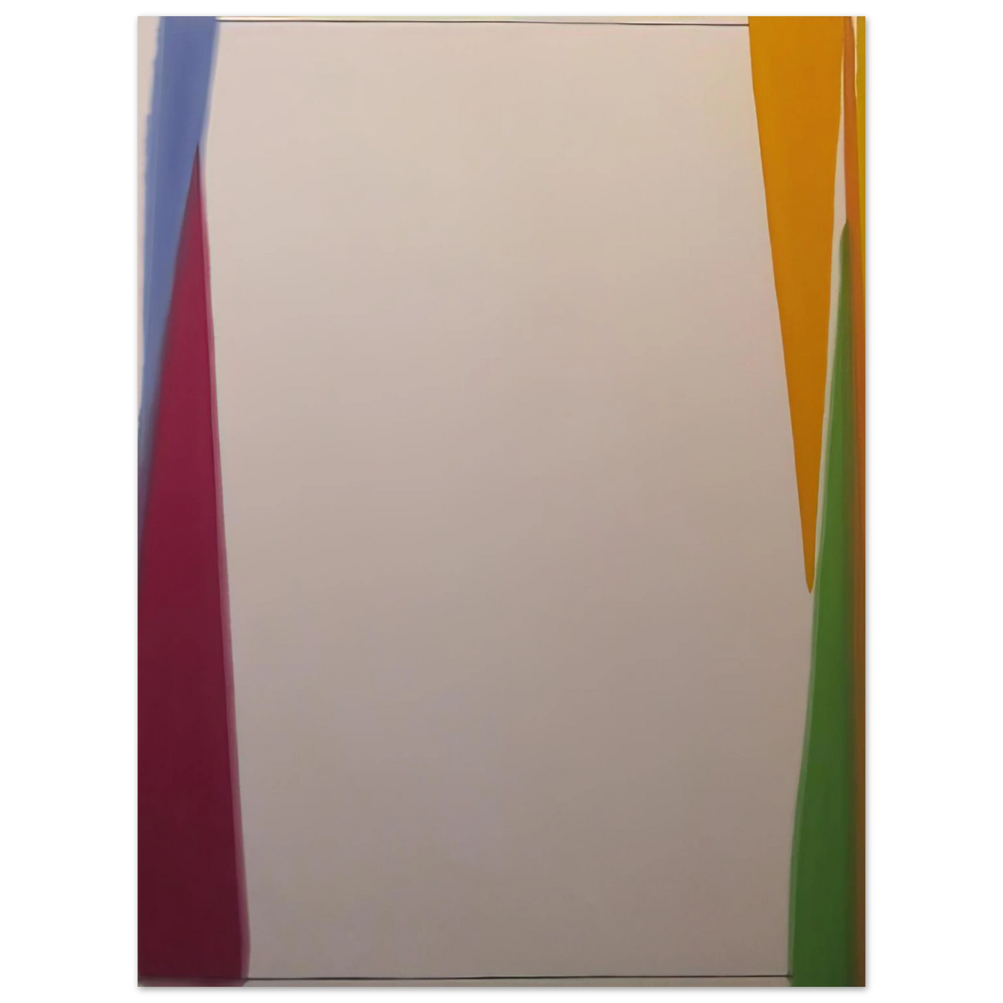 Larry Zox - Untitled - 1975 Fine Art Poster - Default Title
