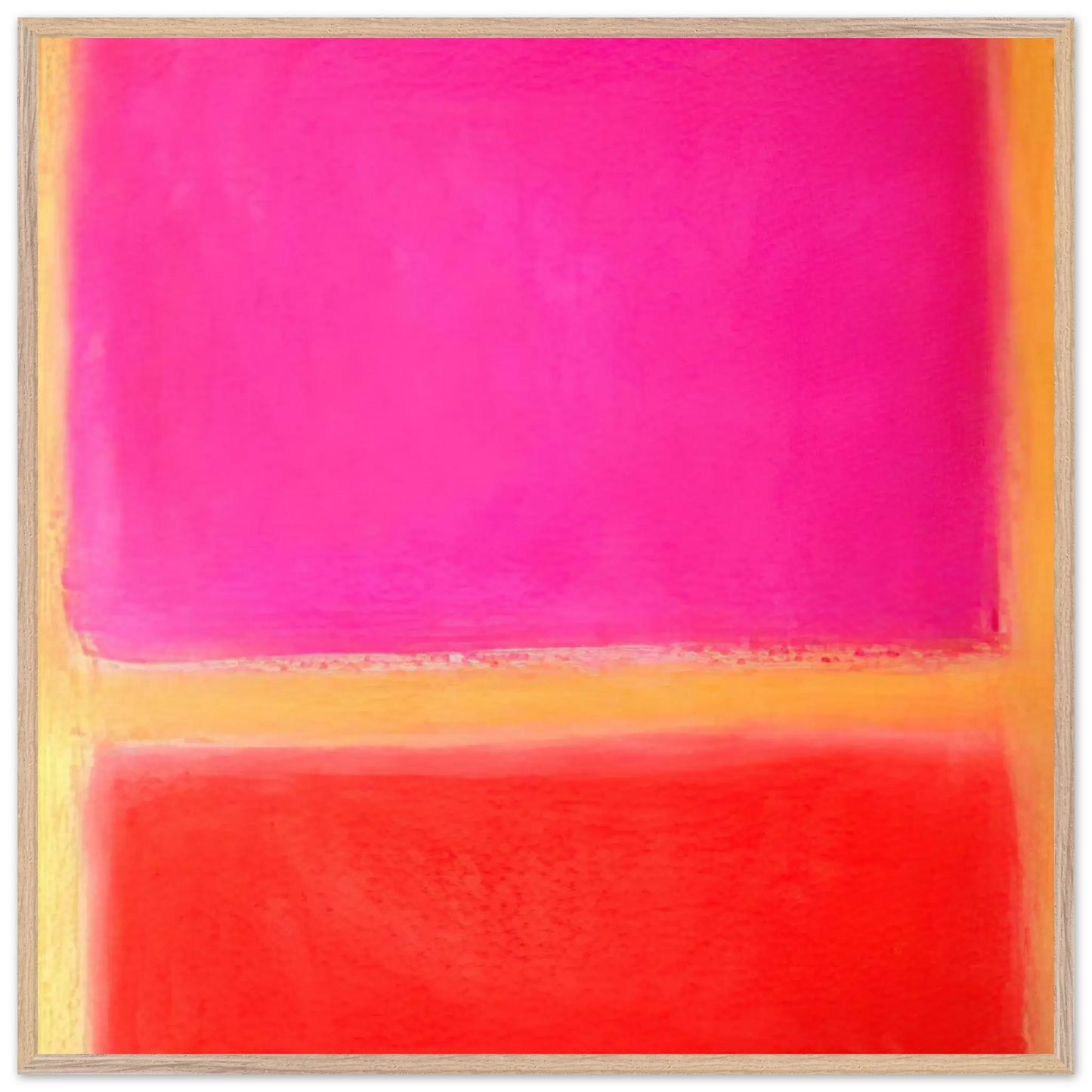 Helen Frankenthaler - Untitled - Color Field Painting Wall art - A3 (29.7 x 42 cm) - Premium Wooden Framed Poster With Fine Art Paper - Wood frame