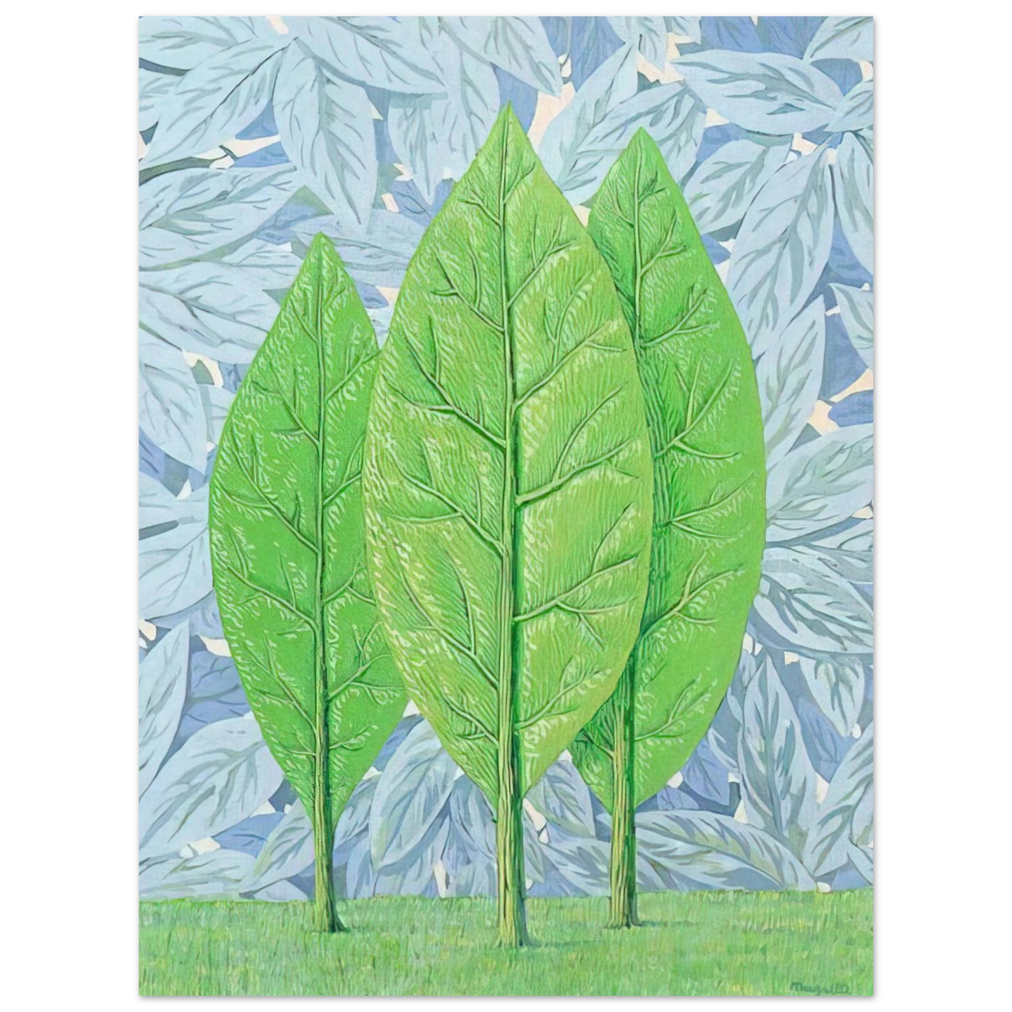 Rene Magritte - THE GOOD SEASON 1961 Fine Art Poster - Default Title
