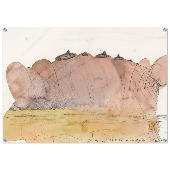 Untitled - 1974 - Dieter Roth Acrylic Print - 70x100 cm / 28x40″ inches