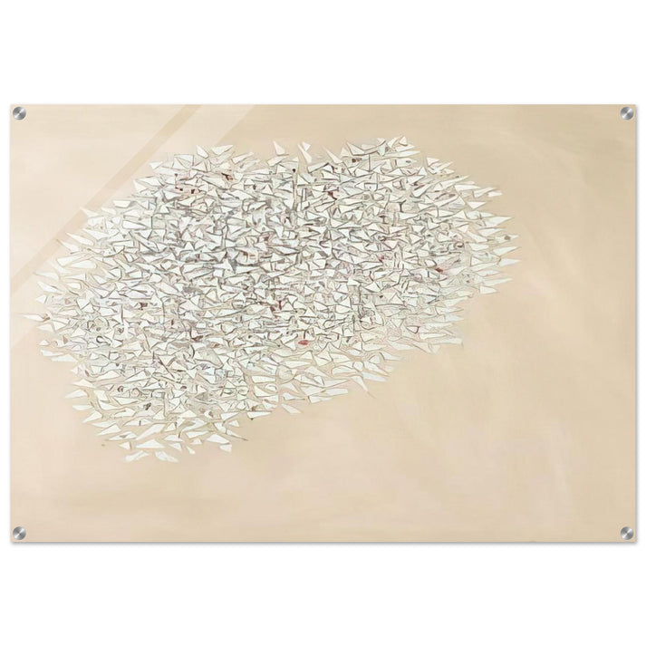 White Mass - 1980 - Robert Goodnough Acrylic Print - 70x100 cm / 28x40″ inches