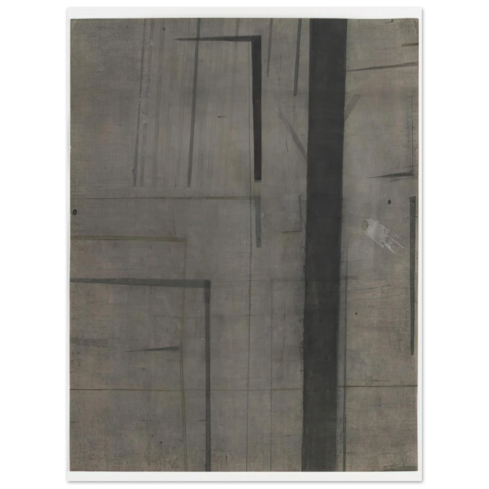 Nasreen Mohamedi - Untitled - 1969 75x100 cm / 30x40inches Fine Art Poster