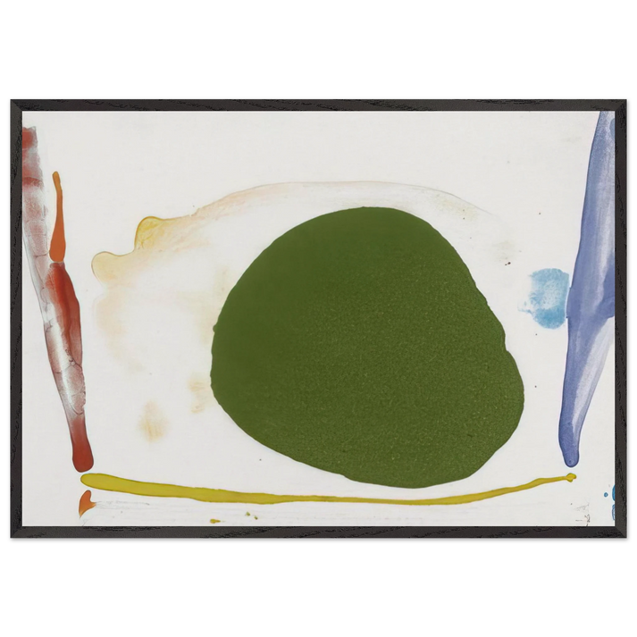 Thanksgiving Day - 1973 - Helen Frankenthaler 70x100 cm / 28x40 inches Framed Art Print – Black Wooden Frame
