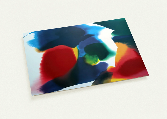 Phenomena Sherman Vortex - 1991 By Paul Jenkins Pack of 10 Post Cards | Paul Jenkins Post Cards | A6 (10.5 x 14.8 cm) - 4.1 x 5.8 inches