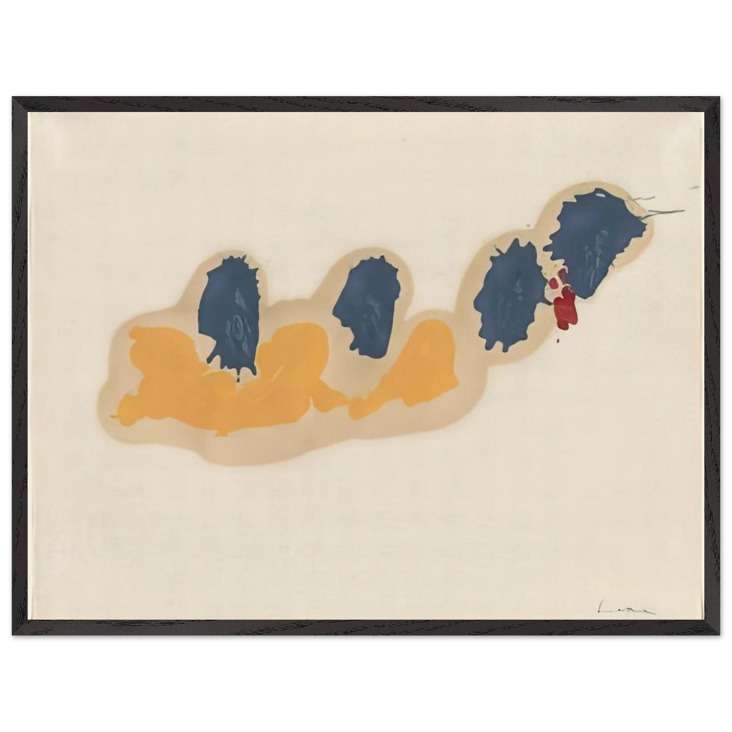 Helen Frankenthaler - April IV - 1960 Wall art - 60x80 cm / 24x32 inches - Fine Art Poster - -
