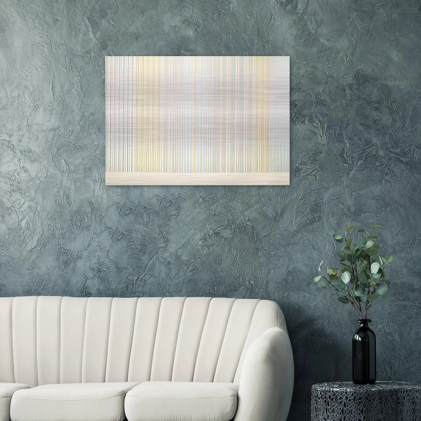 Renoir's Curtain - 1977 - Gene Davis Brushed Aluminum Print - 70x100 cm / 28x40 inches | Gene Davis Aluminum Print | Gene Davis Prints