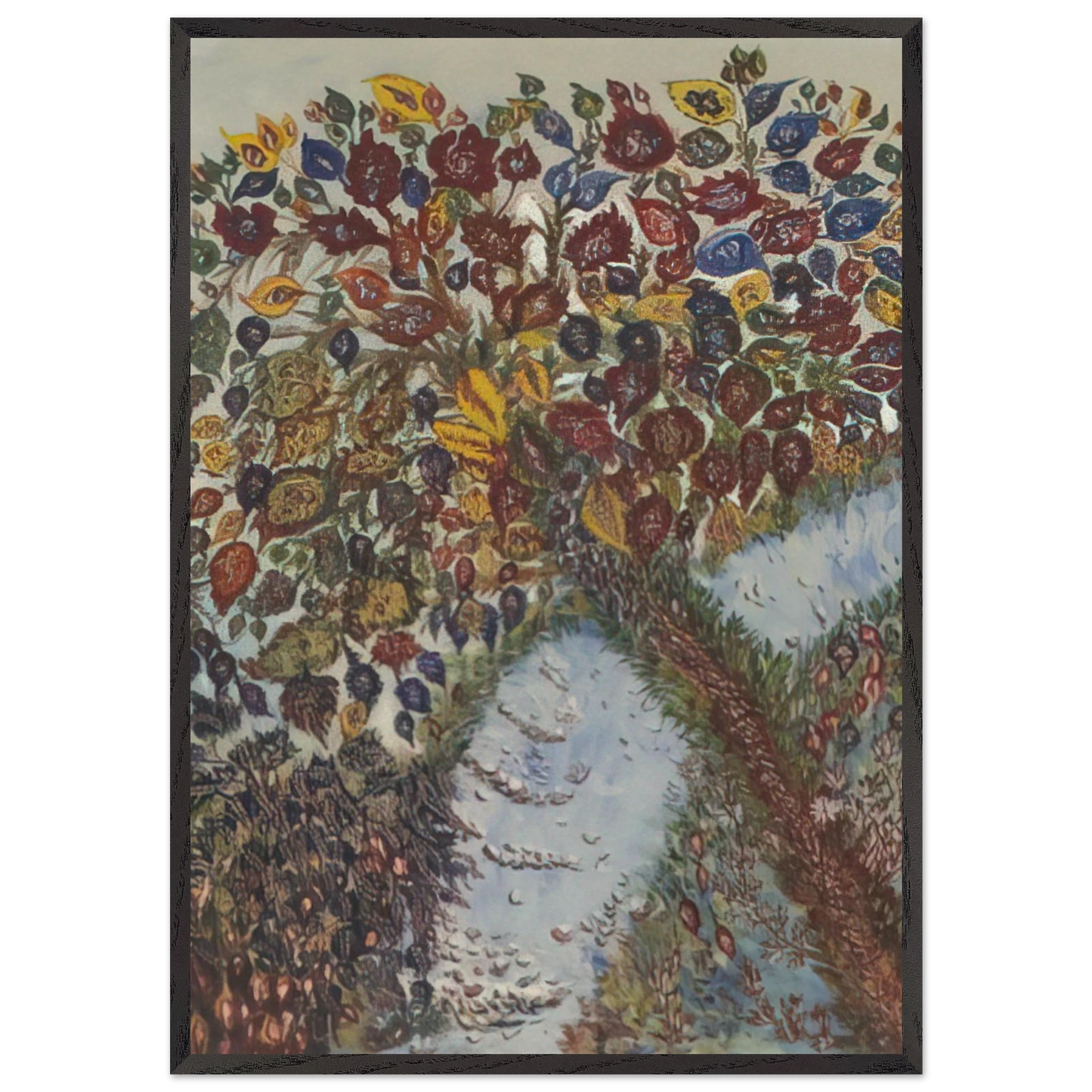 Tree or Paradise - 1925 - Seraphine Louis Framed Art Print – Black Wooden Frame - Default Title - -Framed Art Print