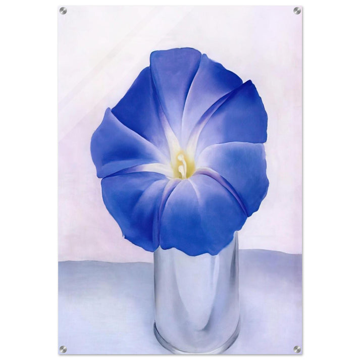 Blue Morning Glory - Georgia O'Keeffe Acrylic Print - 70x100 cm / 28x40″ inches | Georgia O'Keeffe Wall Art | Georgia O'Keeffe Prints