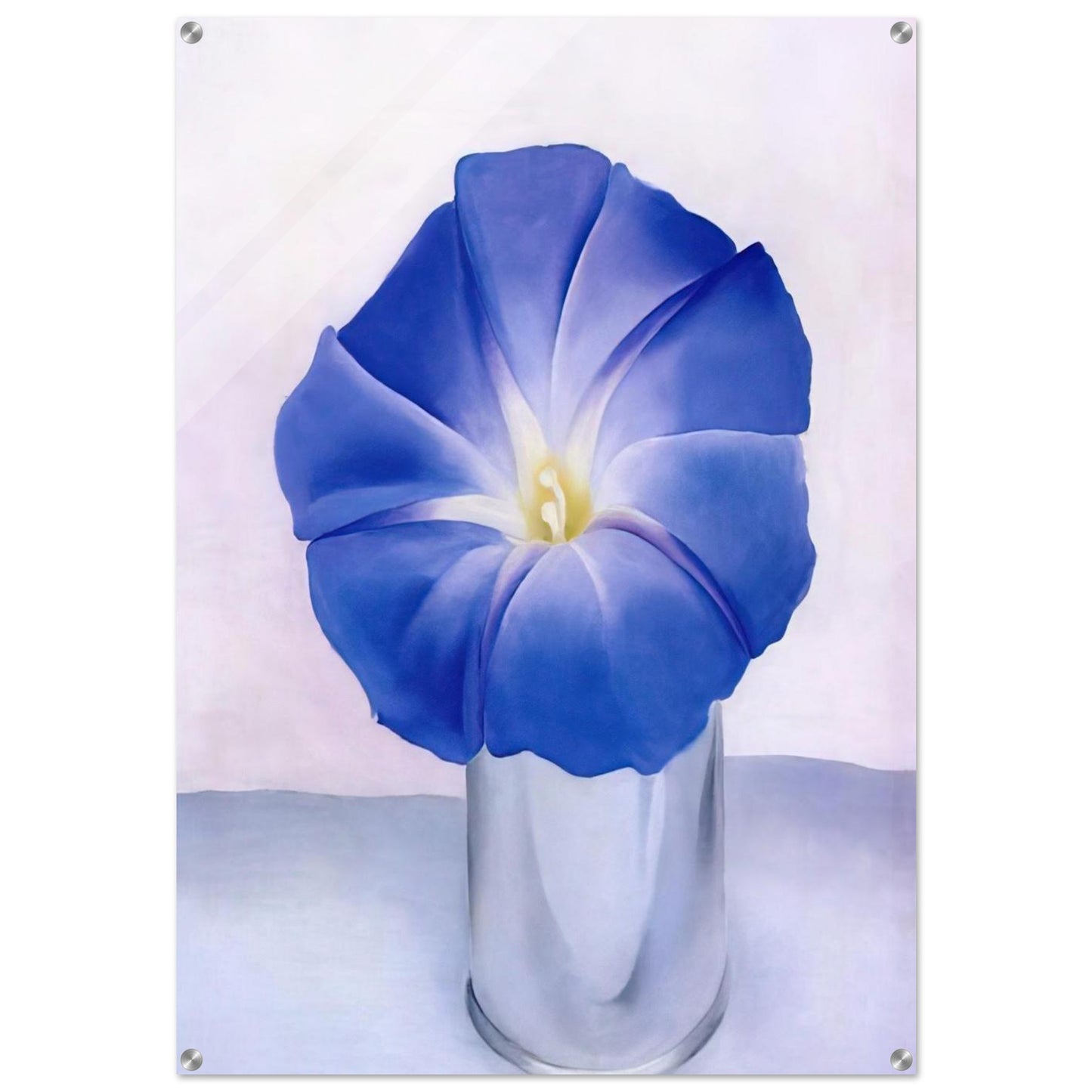 Blue Morning Glory - Georgia O'Keeffe Acrylic Print - 70x100 cm / 28x40″ inches | Georgia O'Keeffe Wall Art | Georgia O'Keeffe Prints