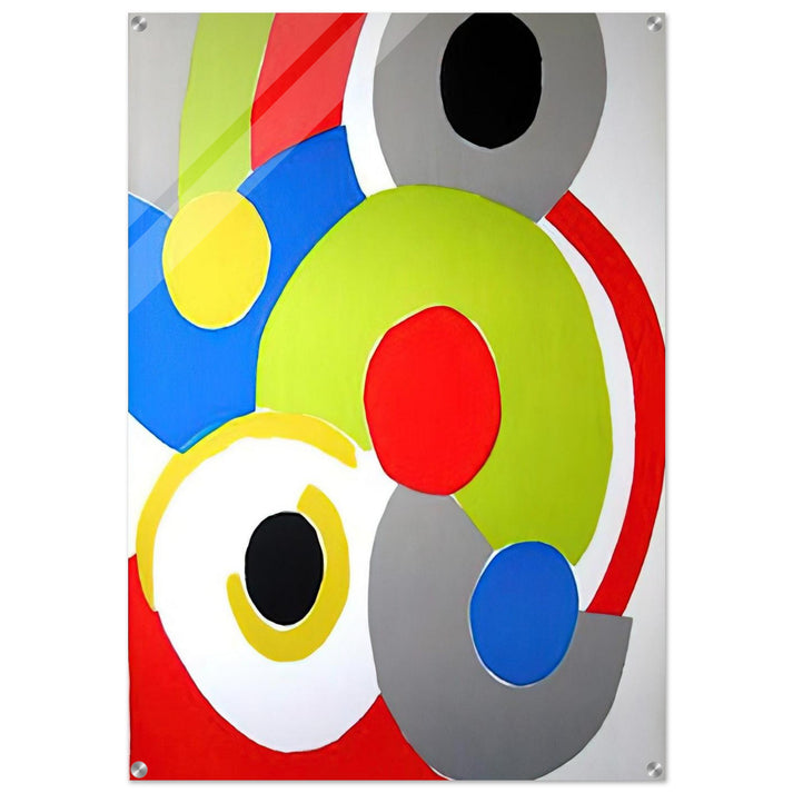 COMPOSITION 1 - Sonia Delaunay Acrylic Print - 70x100 cm / 28x40″ inches