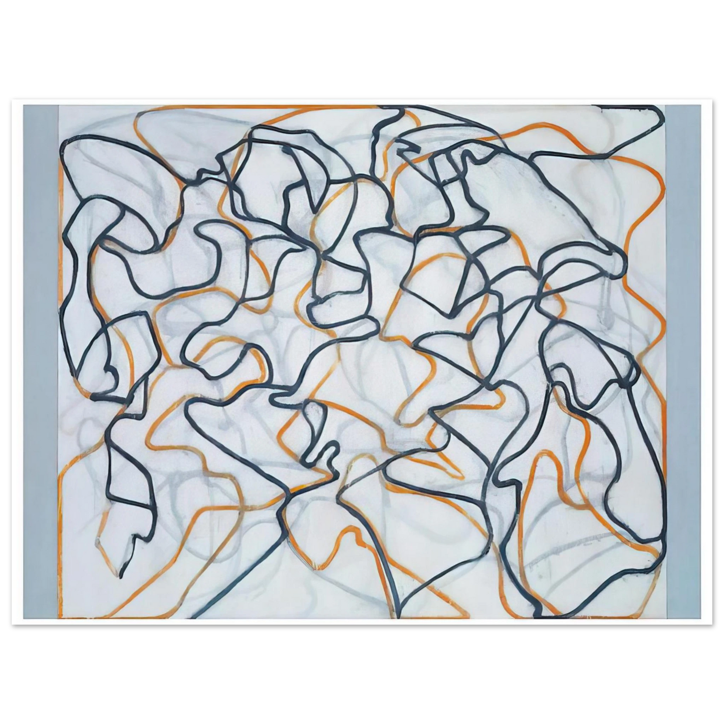 Brice Marden - White Ground Letter - 2010 Fine Art Poster - Default Title