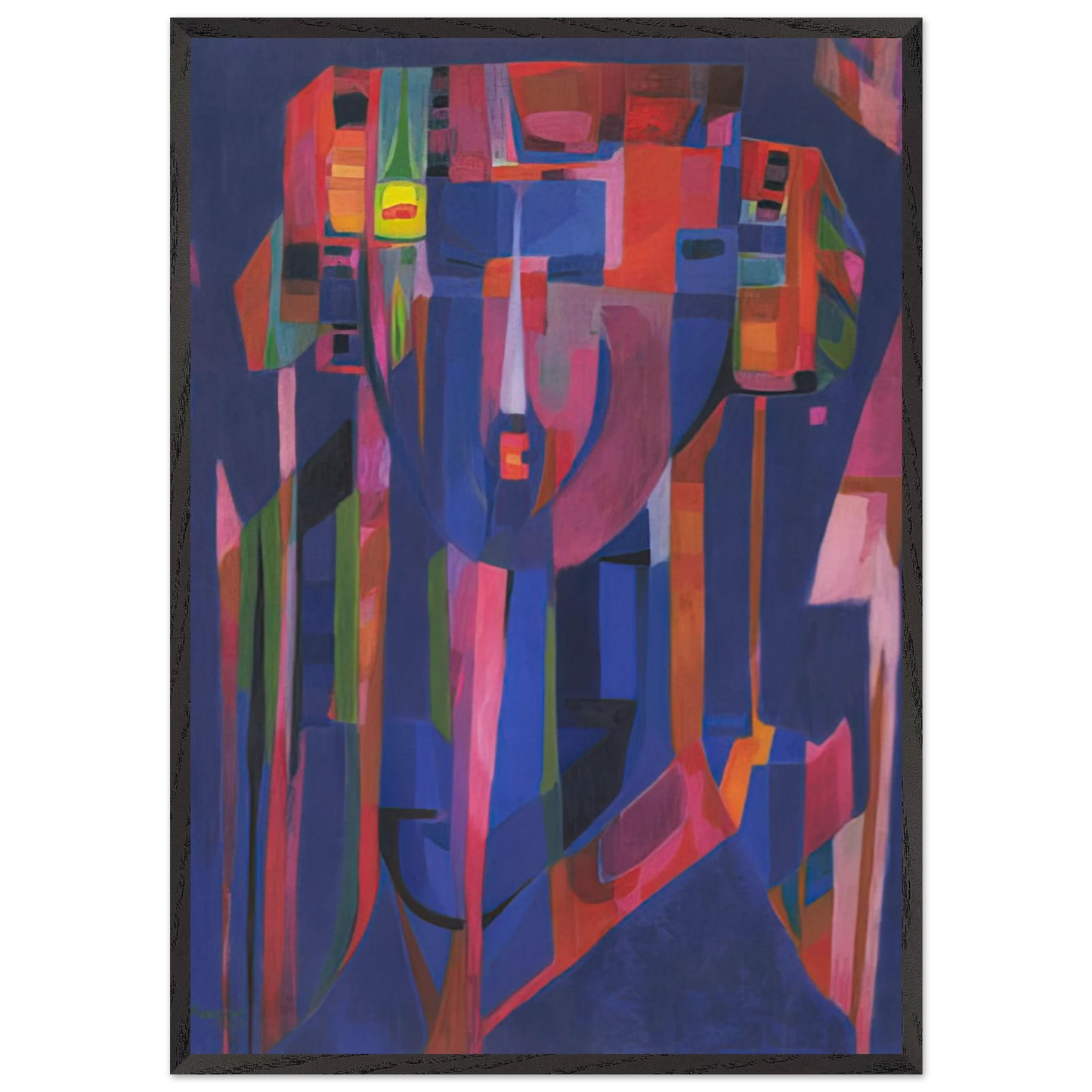 Figure of Piety - 1945 - Alfred Manessier 70x100 cm / 28x40 inches Framed Art Print – Black Wooden Frame