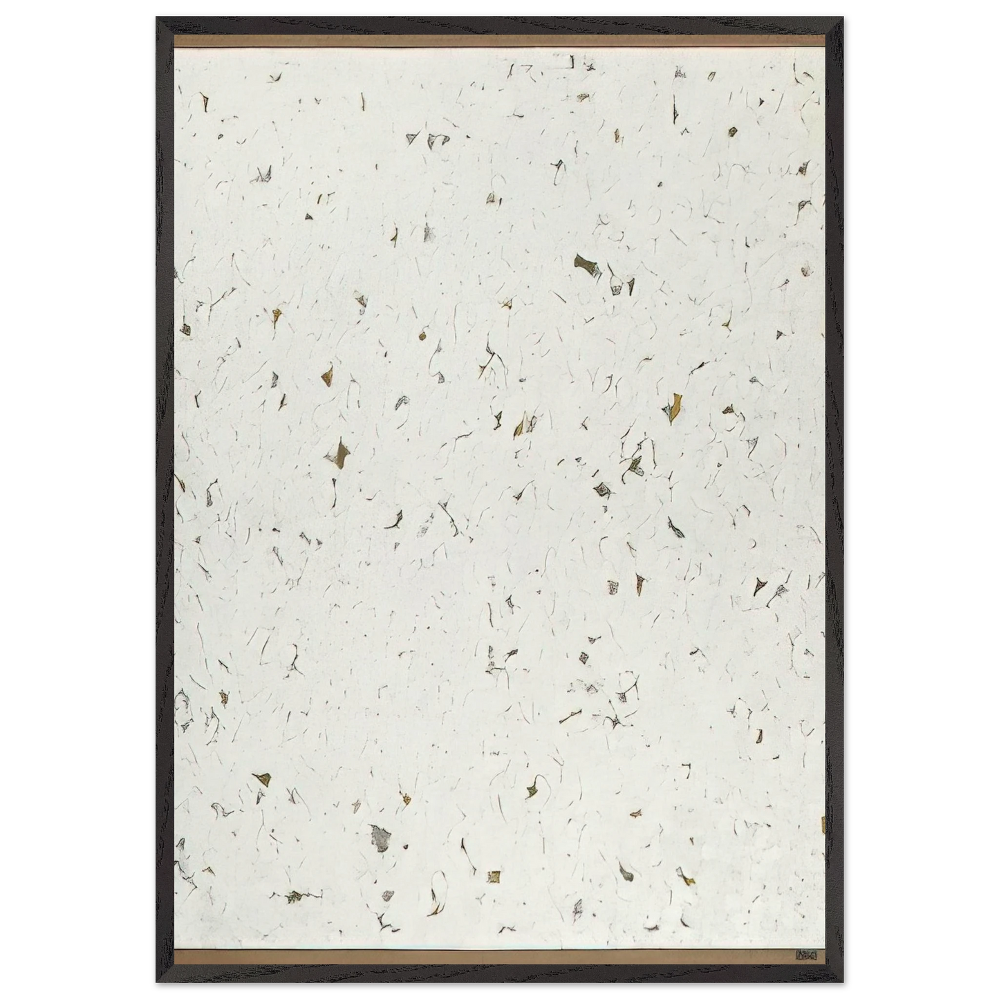 Untitled - 1962 N8 - Robert Ryman Framed Art Print – Black Wooden Frame - Default Title - -Framed Art Print