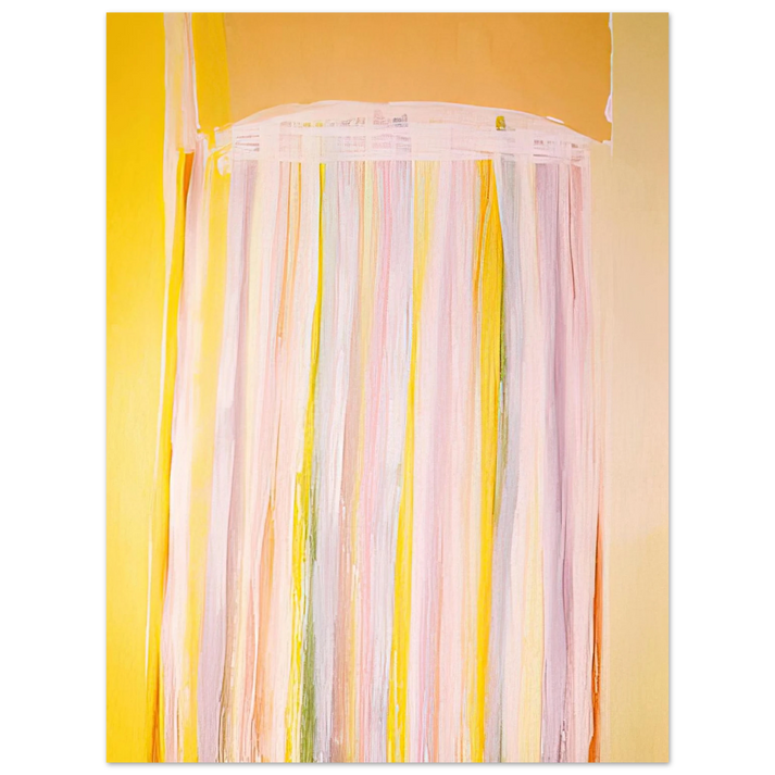 Ronnie Landfield - Yellow Prairie - 1972 75x100 cm / 30x40inches Fine Art Poster