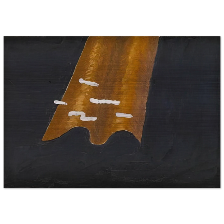 Untitled, No. 5 - 1951 - Forrest Bess Brushed Aluminum Print - 70x100 cm / 28x40 inches | Forrest Bess Aluminum Print | Forrest Bess Prints