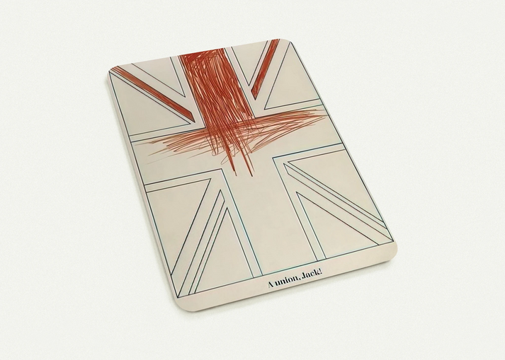 A union, Jack! Young Commonwealth Artists - 1962 By Billy Apple Pack of 10 Post Cards | Billy Apple Post Cards | A6 (10.5 x 14.8 cm) - 4.1 x 5.8 inches