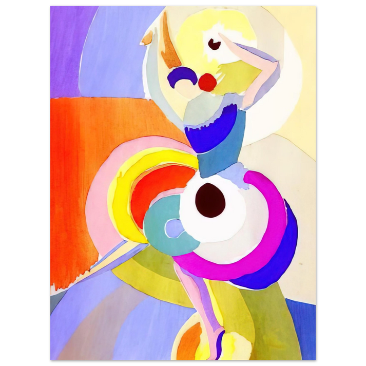Sonia Delaunay - FLAMENCO DANCER 75x100 cm / 30x40inches Fine Art Poster