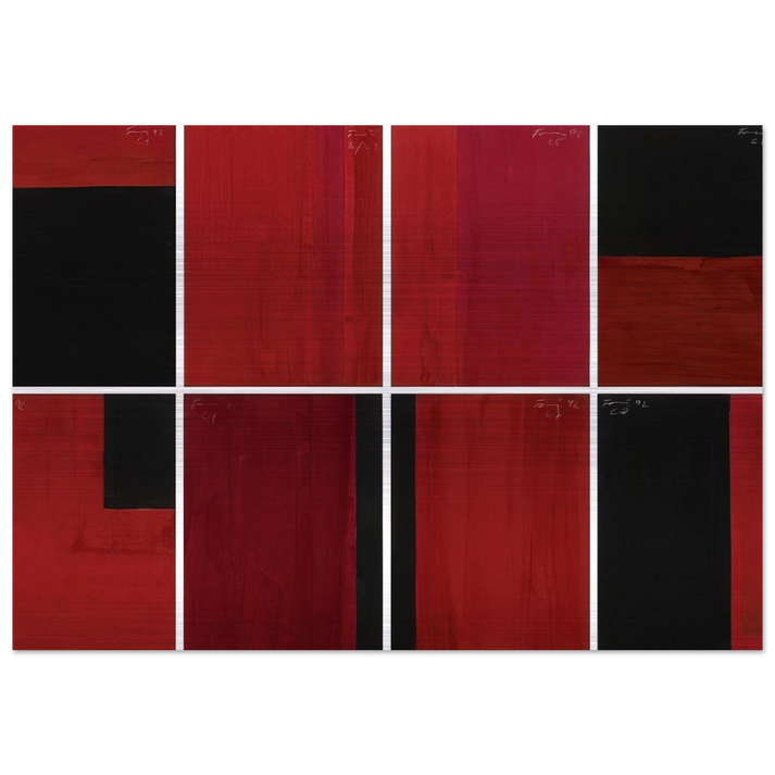 Untitled in 8 Parts - 1992 - Gunther Forg Brushed Aluminum Print - 70x100 cm / 28x40 inches | Gunther Forg Aluminum Print | Gunther Forg Prints