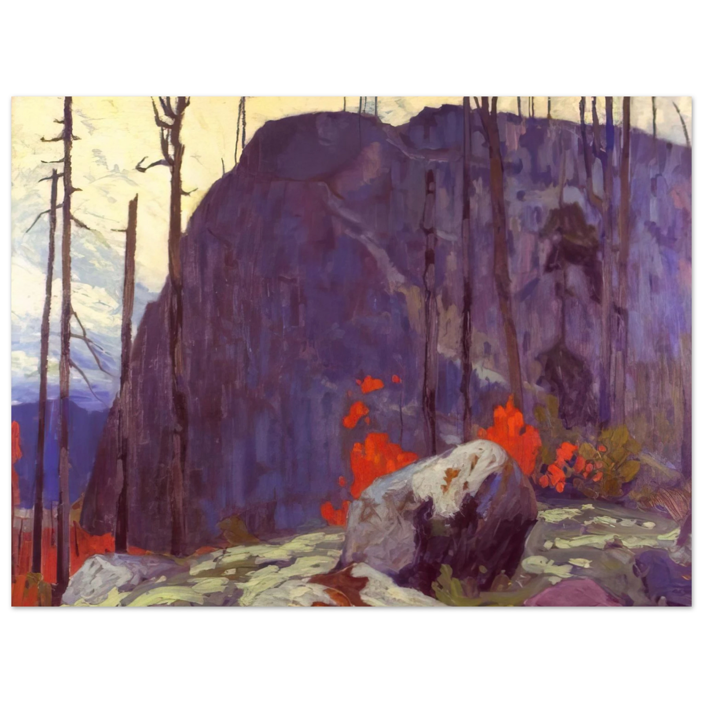 Lawren Harris - Algoma Hill - 1920 Fine Art Poster - Default Title