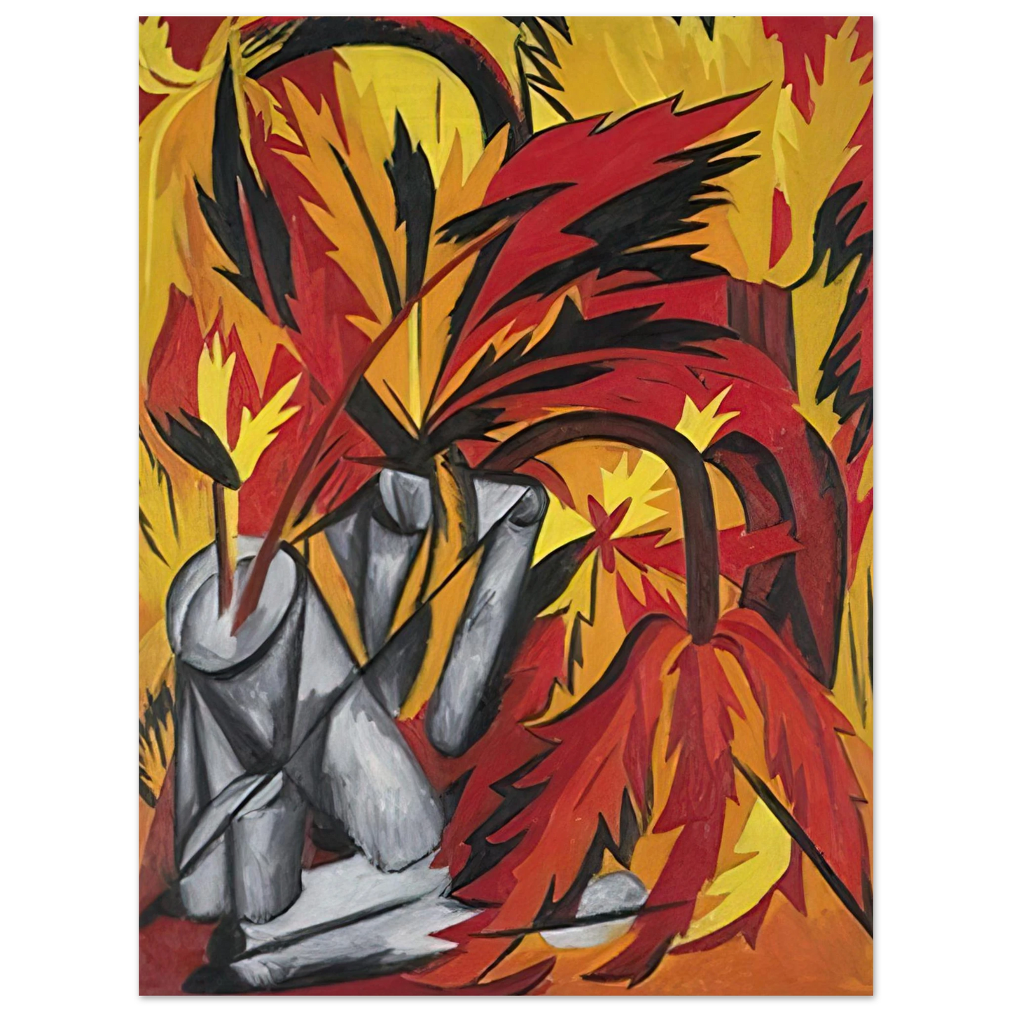 Natalia Goncharova - Flowers - 1912 Fine Art Poster - Default Title