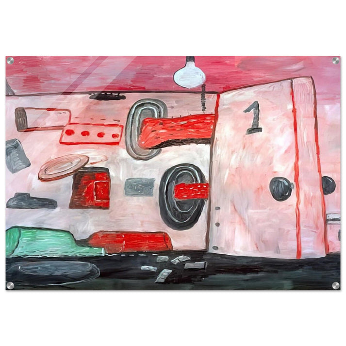 INSIDE OUTSIDE 1977 - Philip Guston Acrylic Print - 70x100 cm / 28x40″ inches