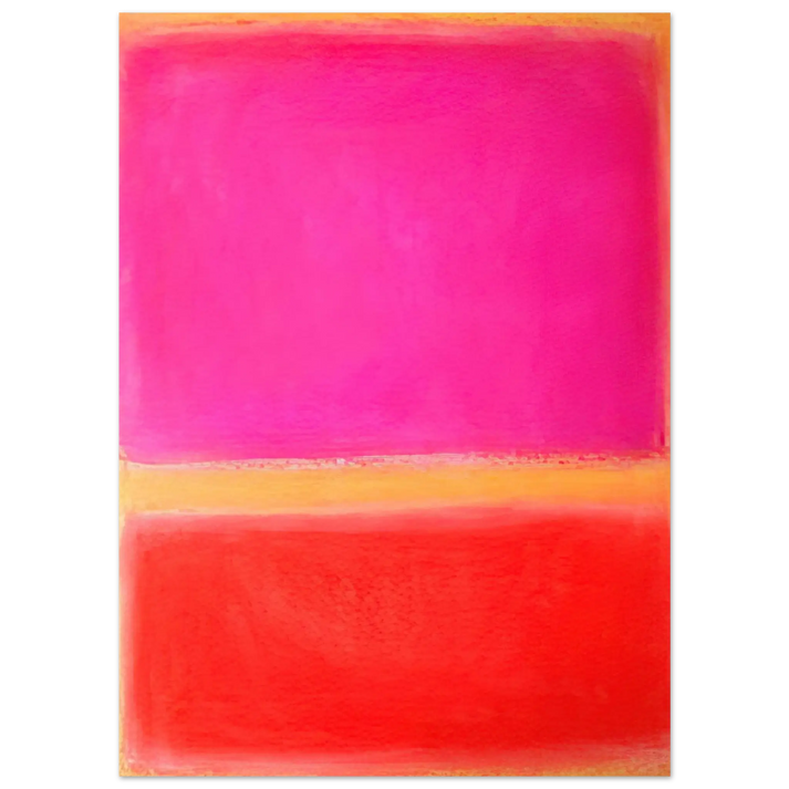 Helen Frankenthaler - Untitled - Color Field Painting Wall art - 40x60 cm / 16x24 inches - Premium Wooden Framed Poster With Fine Art Paper - White frame