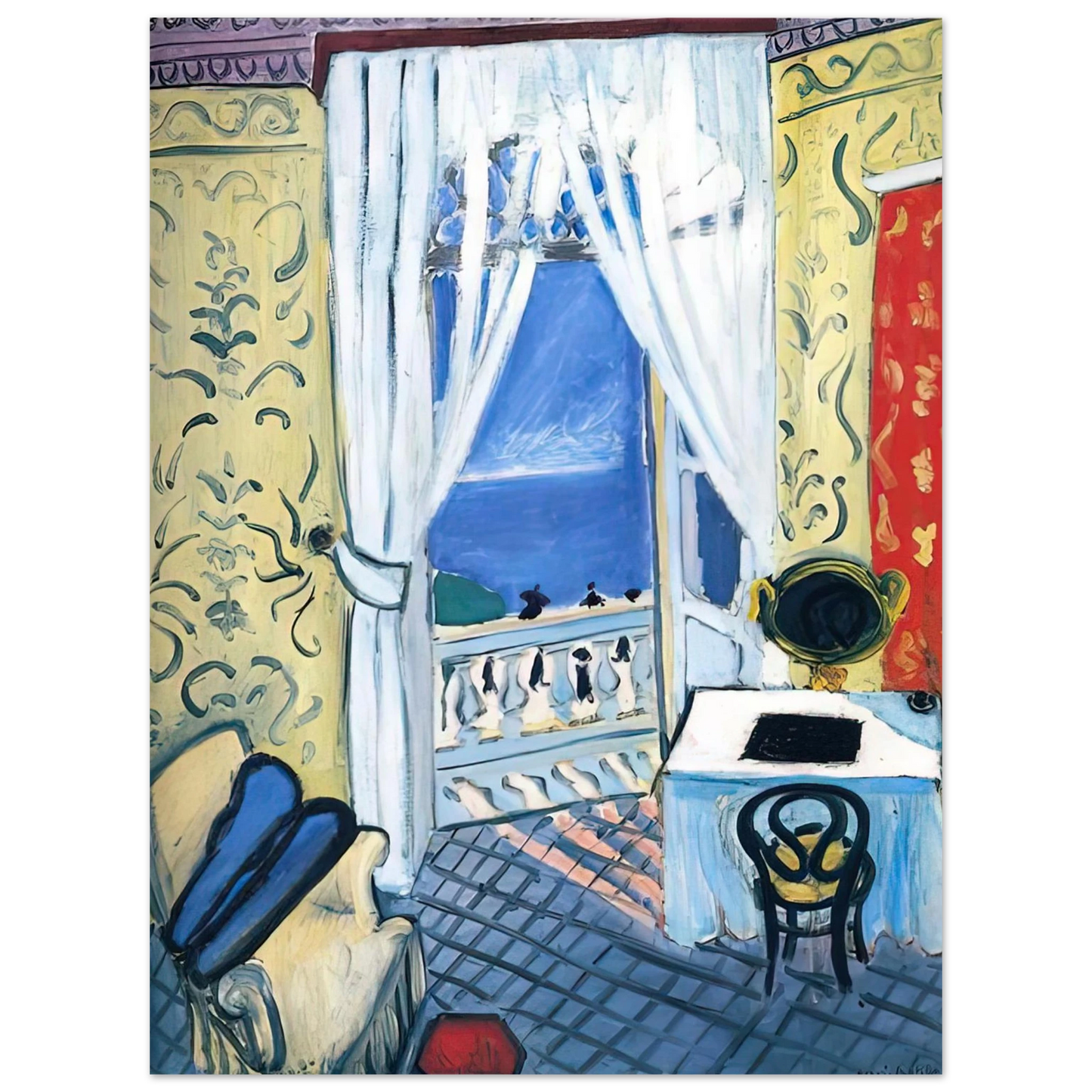 Henri Matisse - INTERIOR WITH A VIOLIN CASE 1919 Fine Art Poster - Default Title