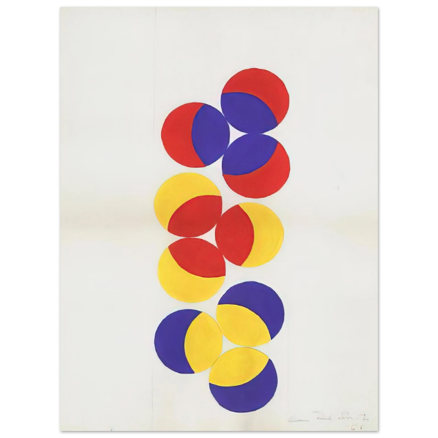 Leon Polk Smith - Untitled - 1968 Fine Art Poster - Default Title