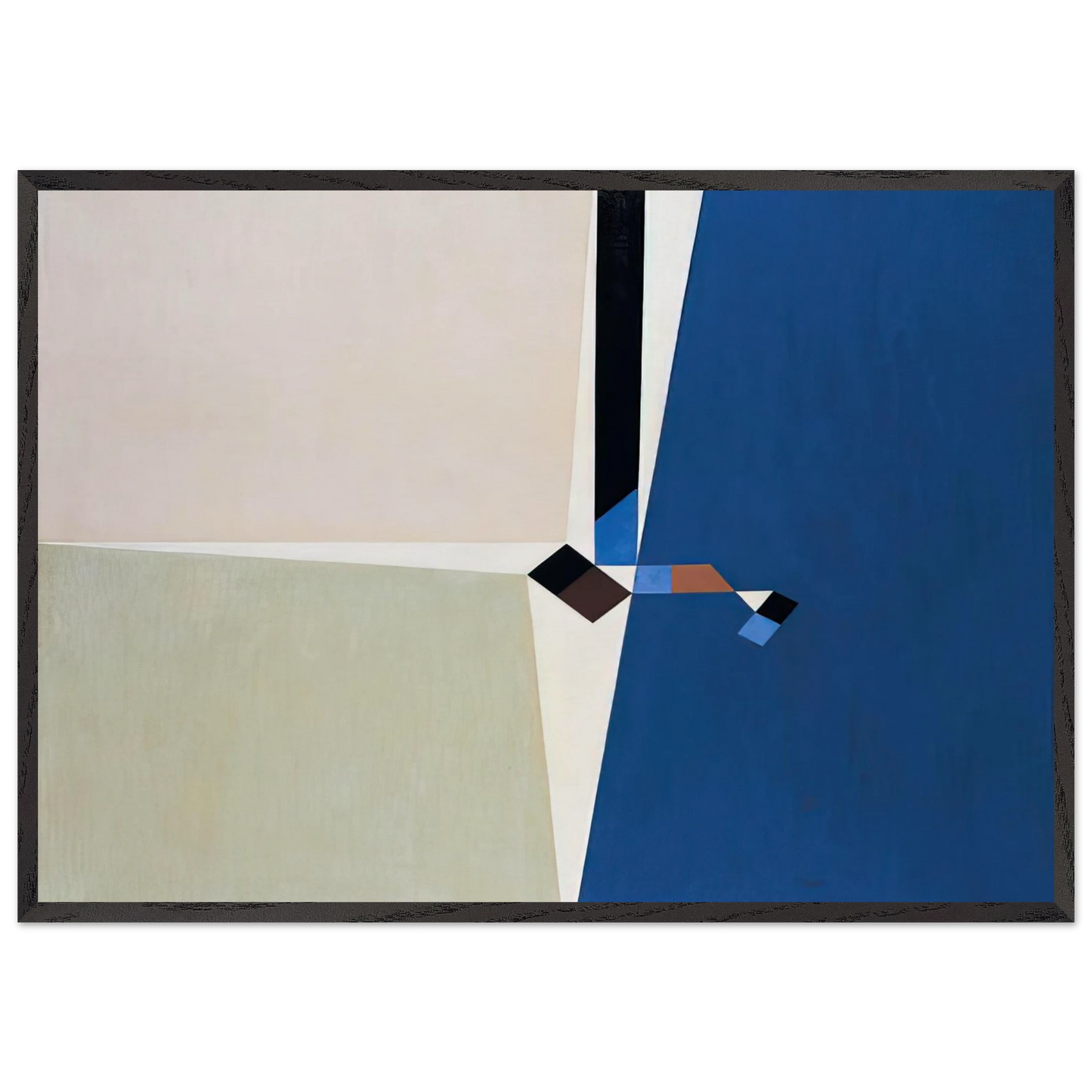 Desde un sector - 1953 - Tomas Maldonado Framed Art Print – Black Wooden Frame - Default Title - -Framed Art Print