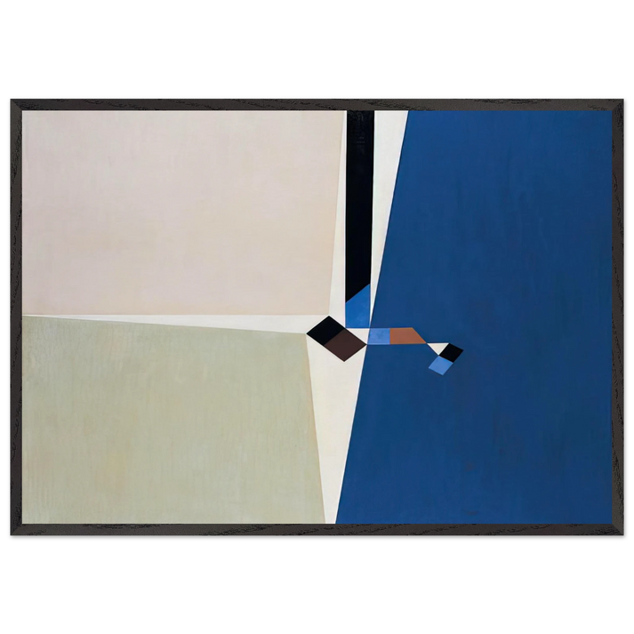 Desde un sector - 1953 - Tomas Maldonado 70x100 cm / 28x40 inches Framed Art Print – Black Wooden Frame