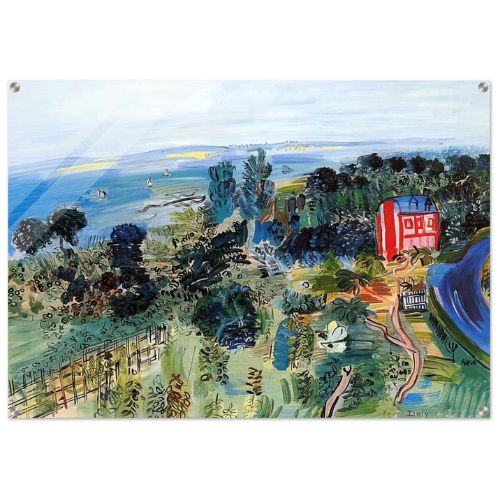 VILLERVILLE - Raoul Dufy Acrylic Print - 70x100 cm / 28x40″ inches