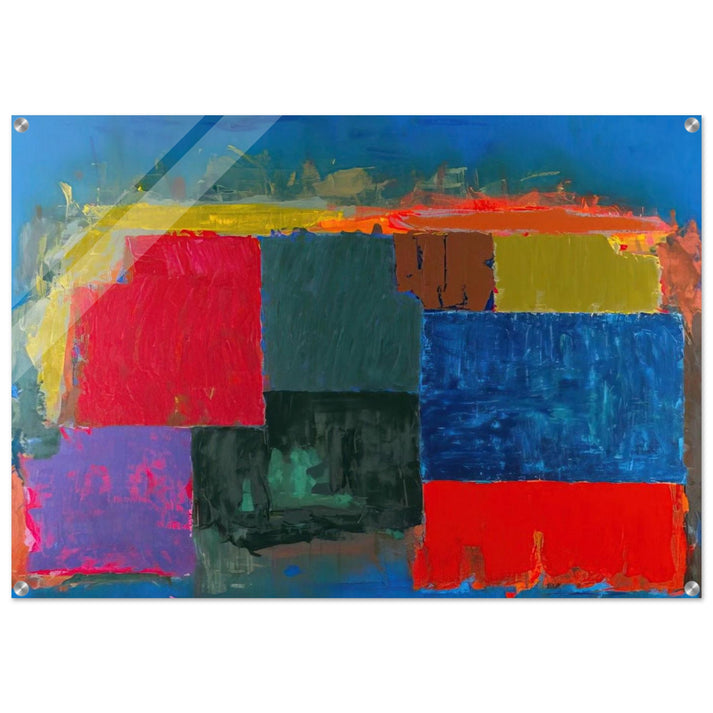 North Sound - 1979 - John Hoyland Acrylic Print - 70x100 cm / 28x40″ inches | John Hoyland Wall Art | John Hoyland Prints