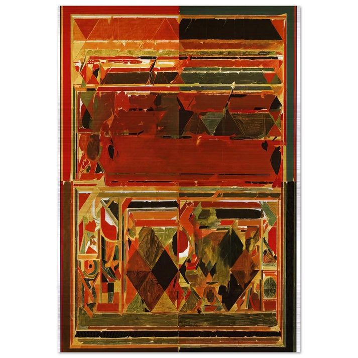 Saurashtra - 1983 - S. H. Raza Brushed Aluminum Print - 70x100 cm / 28x40 inches | S. H. Raza Aluminum Print | S. H. Raza Prints