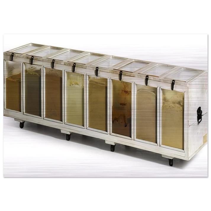 Roth Gewuerztruhe - 1970 - Dieter Roth Brushed Aluminum Print - 70x100 cm / 28x40 inches | Dieter Roth Aluminum Print | Dieter Roth Prints