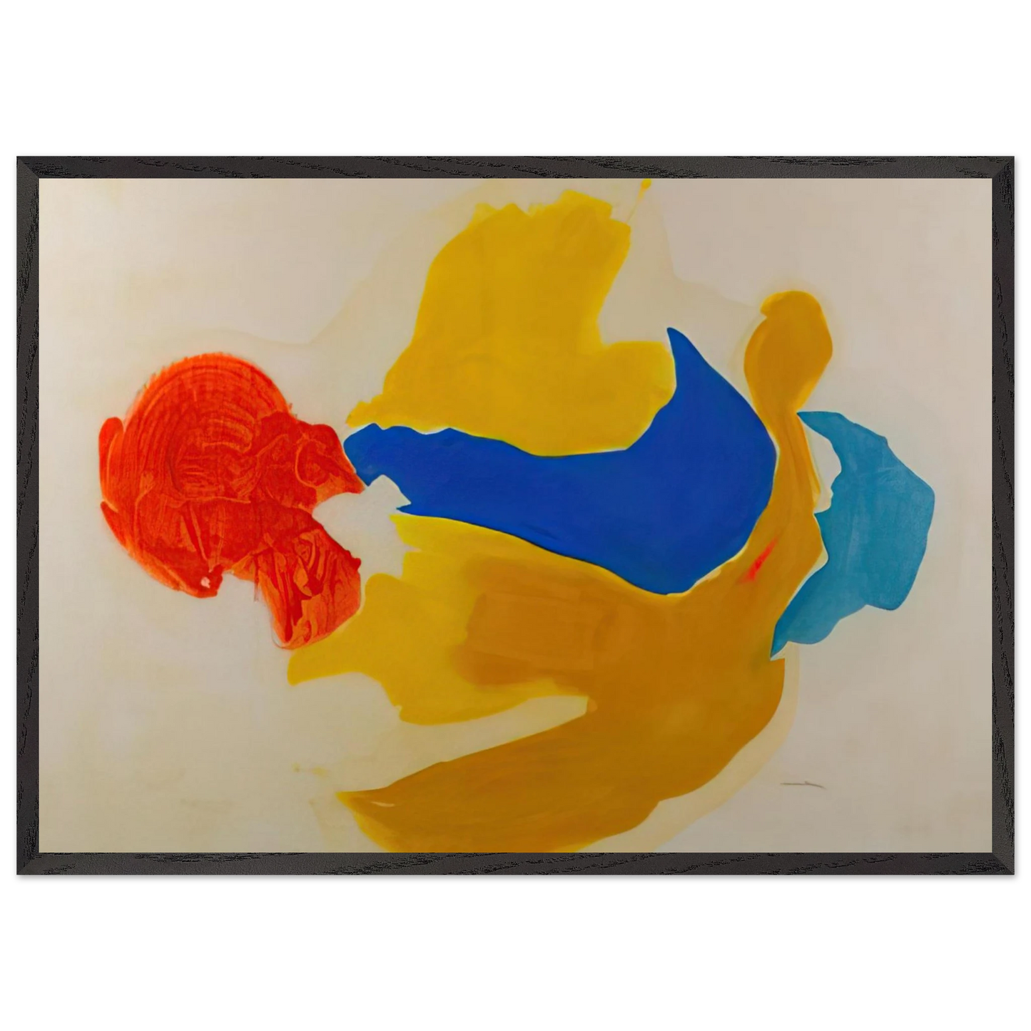 Helen Frankenthaler - Blue Jay - 1963 United States Wall art - 20x25 cm / 8x10 Inches - Fine Art Poster - -