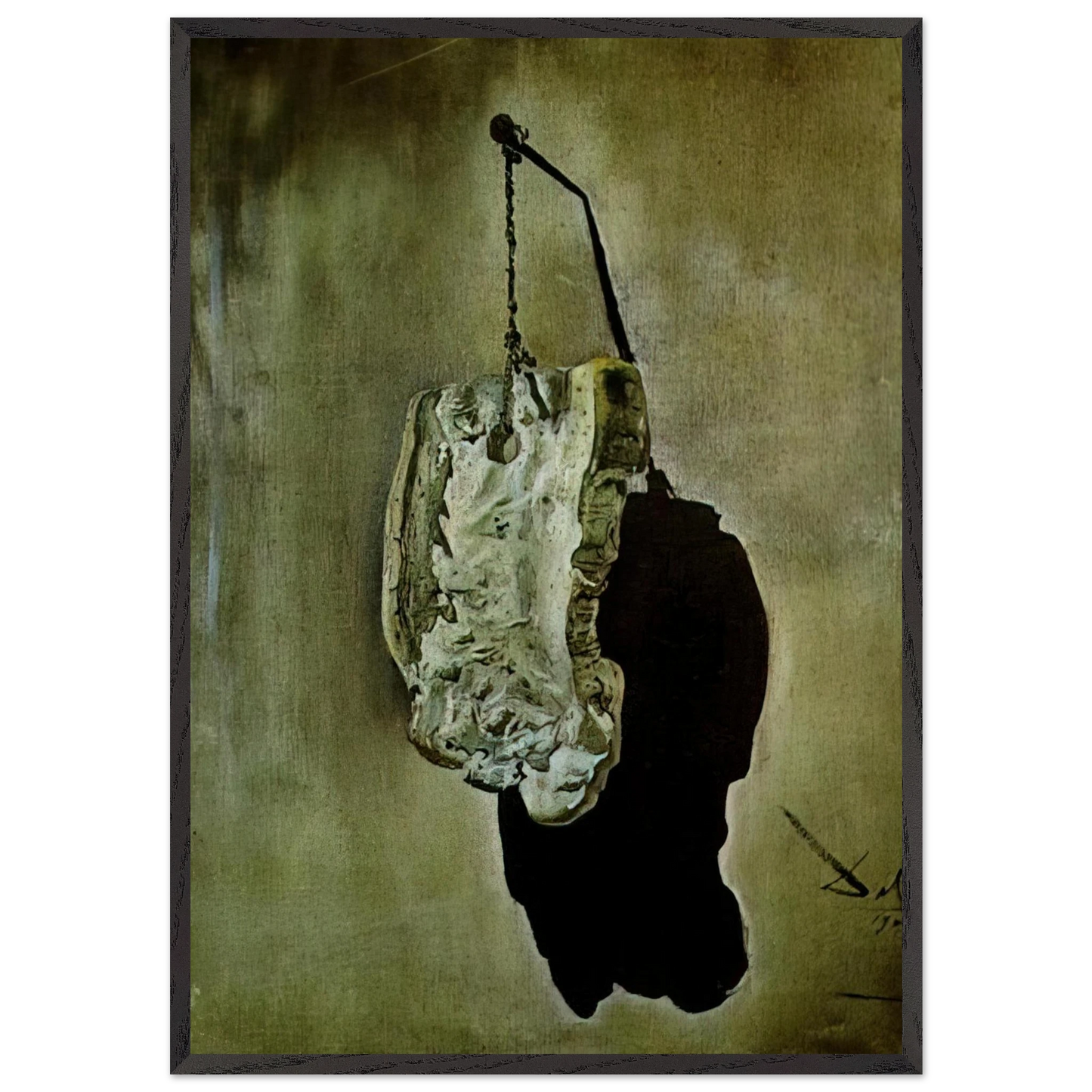 CORK STUDY FOR THE MADONNA OF PORT LLIGAT - Salvador Dali Framed Art Print – Black Wooden Frame - Default Title - -Framed Art Print