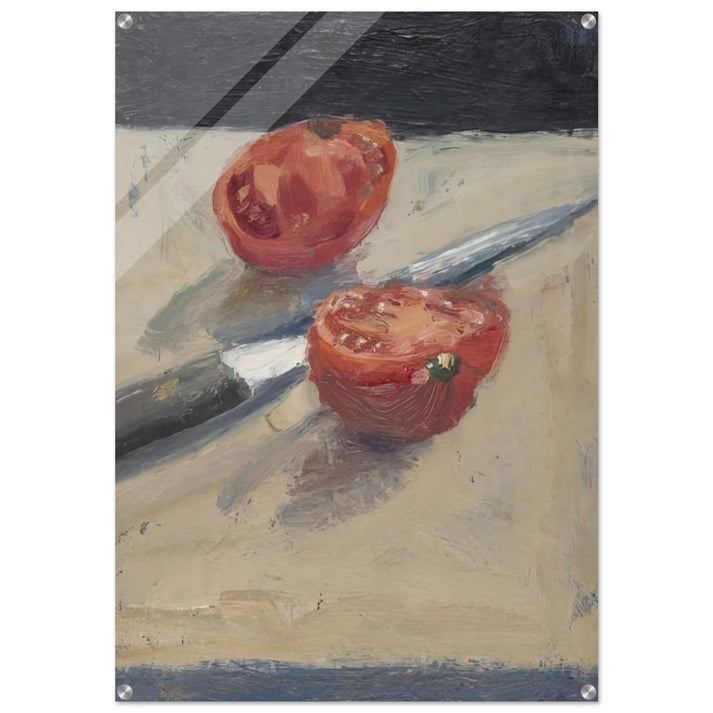 Knife Tomato I - Richard Diebenkorn Acrylic Print - 70x100 cm / 28x40″ inches