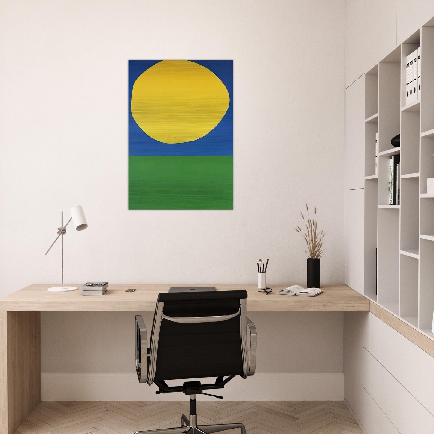 High Yellow - Ellsworth Kelly Brushed Aluminum Print - 70x100 cm / 28x40 inches | Ellsworth Kelly Aluminum Print | Ellsworth Kelly Prints